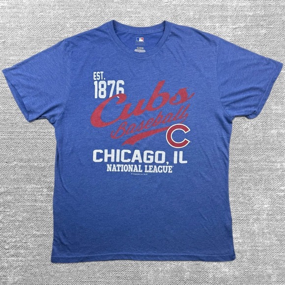 Mlb Genuine Merchandise Other - MLB Genuine Merchandise Chicago Cubs‎ National League Graphic Tee Shirt Blue XL